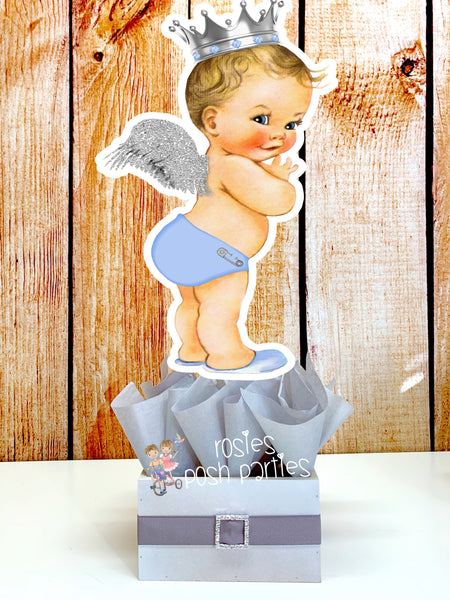 Heaven Sent Baby Shower Centerpiece Decoration