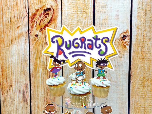 Rugrats Birthday or Baby Shower Theme Cupcake Stand