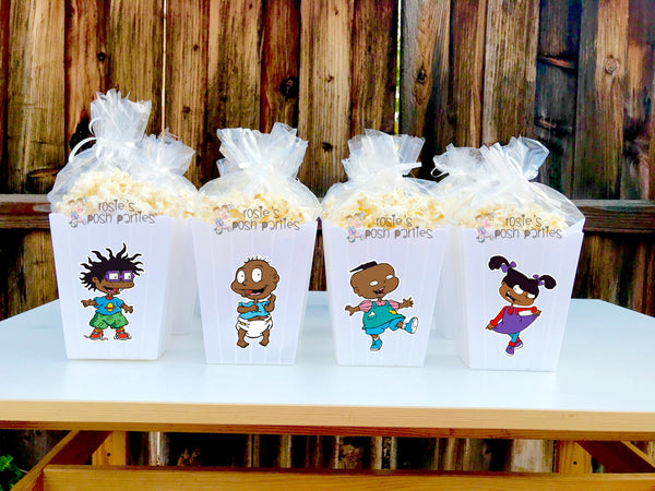Rugrats Birthday Theme Popcorn Bin Favors