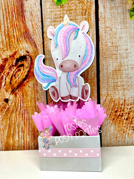 Unicorn Theme Centerpieces | Unicorn Baby Shower Decoration | Unicorn Birthday Theme | Unicorn Horse Theme Party Centerpiece INDIVIDUAL