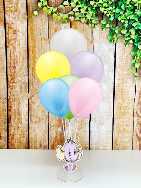 Winnie the Pooh Birthday or Baby Shower Theme Balloon Cluster Lumpy Centerpiece INDIVIDUAL