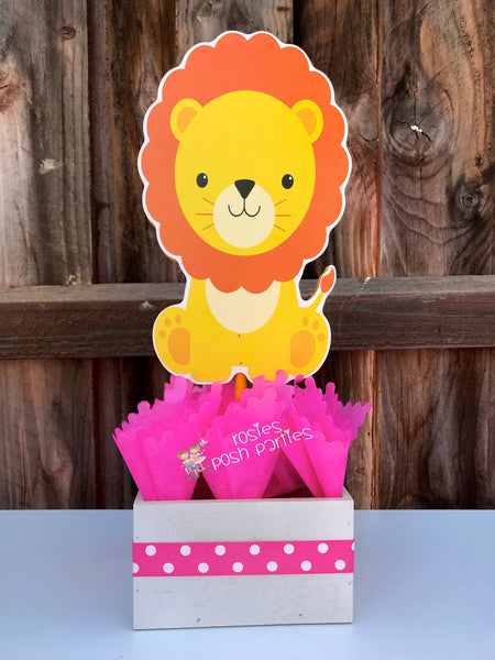 Jungle Baby Shower Centerpiece Baby Shower Party Decoration Baby Shower Jungle First Birthday Giraffe Elephant Monkey Safari Theme INDVIDUAL