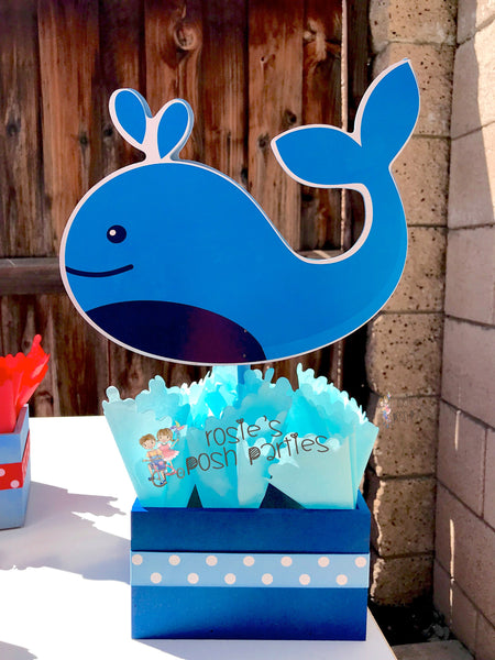 Nautical Boy Baby Shower Nautical Birthday Centerpiece for Guest Table or Cake Table Nautica Baby Shower Birthday centerpiece INDIVIDUAL