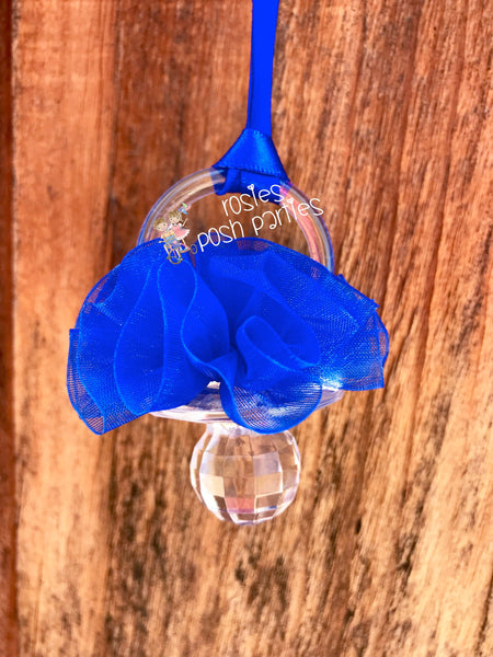 Little Prince Blue Baby Shower pacifier favor Blue Baby Shower favor Baby shower game Guest favor for Baby Shower Baby Shower game SET OF 12