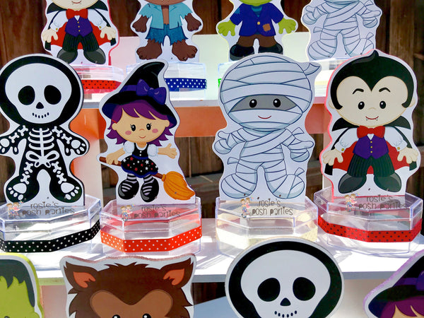 Halloween Birthday Party candy treat jar for birthday gift birthday favor or birthday raffles Halloween theme Candy Favor Birthday SET OF 12