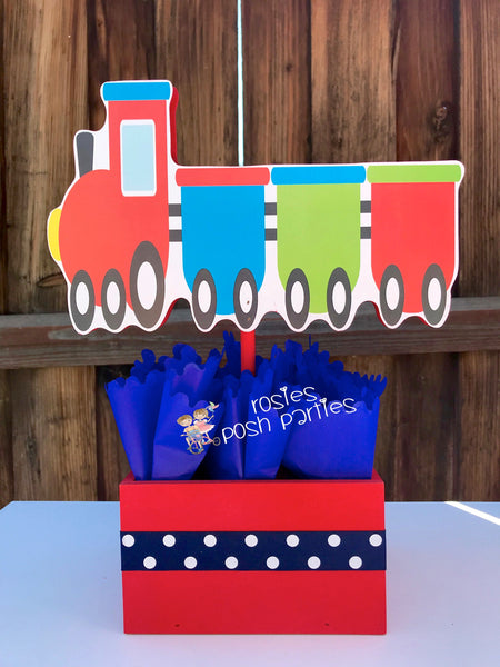 Truck Birthday Party Boy Birthday Party Decoration centerpieces Car Truck Airplane Helicopter Train Tractor Transportation Birthday SET OF 6