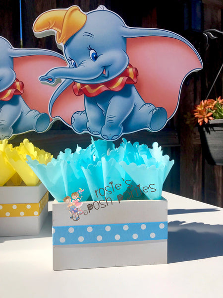 Elephant Theme | Dumbo Baby Shower | Dumbo Birthday Centerpiece Decoration | Dumbo Centerpiece | Dumbo Favors | Baby Shower Theme INDIVIDUAL