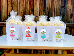 Sweet Shop birthday party Favor centerpiece Sweet Candyland Party decoration Sweet Gumball birthday Candyland Popcorn favors Boxes SET OF 12