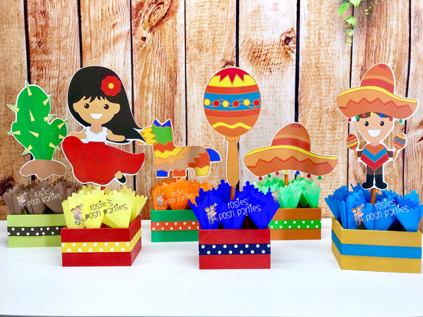 Mexican Fiesta Birthday Fiesta Mexicana Party decoration centerpiece Party decoration Mexican Party Fiesta Cinco de Mayo Theme INDIVIDUAL
