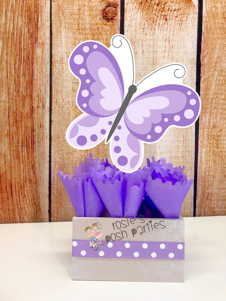Butterfly birthday Decorations Butterfly party centerpieces Garden party decoration Spring birthday Spring Party centerpiece party SET OF 4