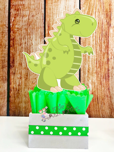 Dinosaur birthday party Pink Girl Dinosaur centerpiece Dinosaur party decoration Rex Birthday T Rex table centerpiece decoration SET OF 6