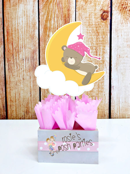 Twinkle Twinkle Litter Star Baby Shower Bear Centerpiece Baby Shower Party Decoration Baby Shower Baby Bear Birthday Bear Party INDIVIDUAL