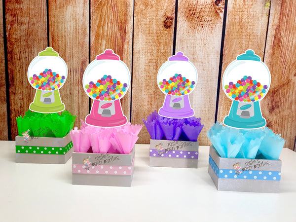 Sweet Candy Land Birthday Theme Centerpiece Candy Theme Sweet Candy Centerpiece Decoration Sweet Candy Decoration Candy Land Theme SET OF 4