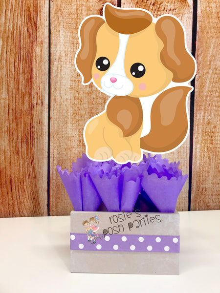 Princess Palace Puppy Dogs Princess Theme Pets Pals birthday Princess Party handcrafted wood centerpieces birthday Princess Party INDIVIDUAL