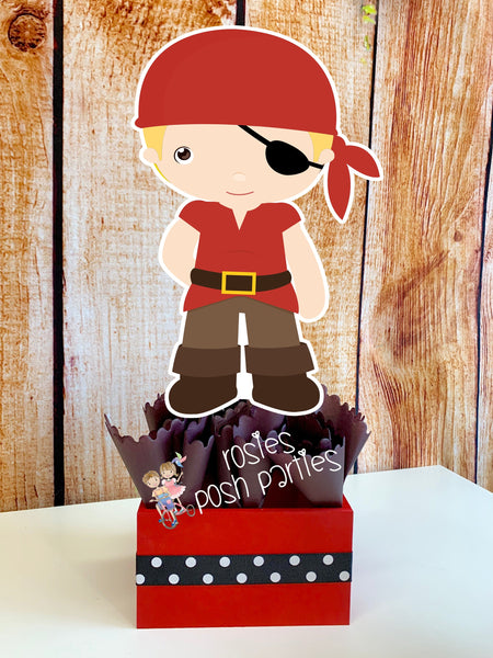 Pirate Birthday Theme | Pirate Baby Shower | Pirate Decoration | Ahoy Baby Shower | Ahoy Its a Boy Theme | Centerpiece Decoration INDIVIDUAL