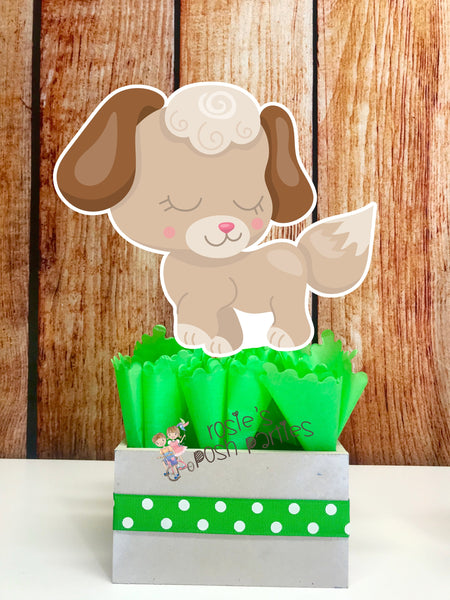 Princess Palace Puppy Dogs Princess Theme Pets Pals birthday Princess Party handcrafted wood centerpieces birthday Princess Party INDIVIDUAL