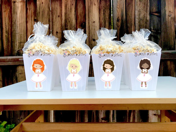 First Holy Communion Religious Celebration party Favor centerpiece party decoration Holy Party Favor Popcorn favor Boxes Party SET OF 12