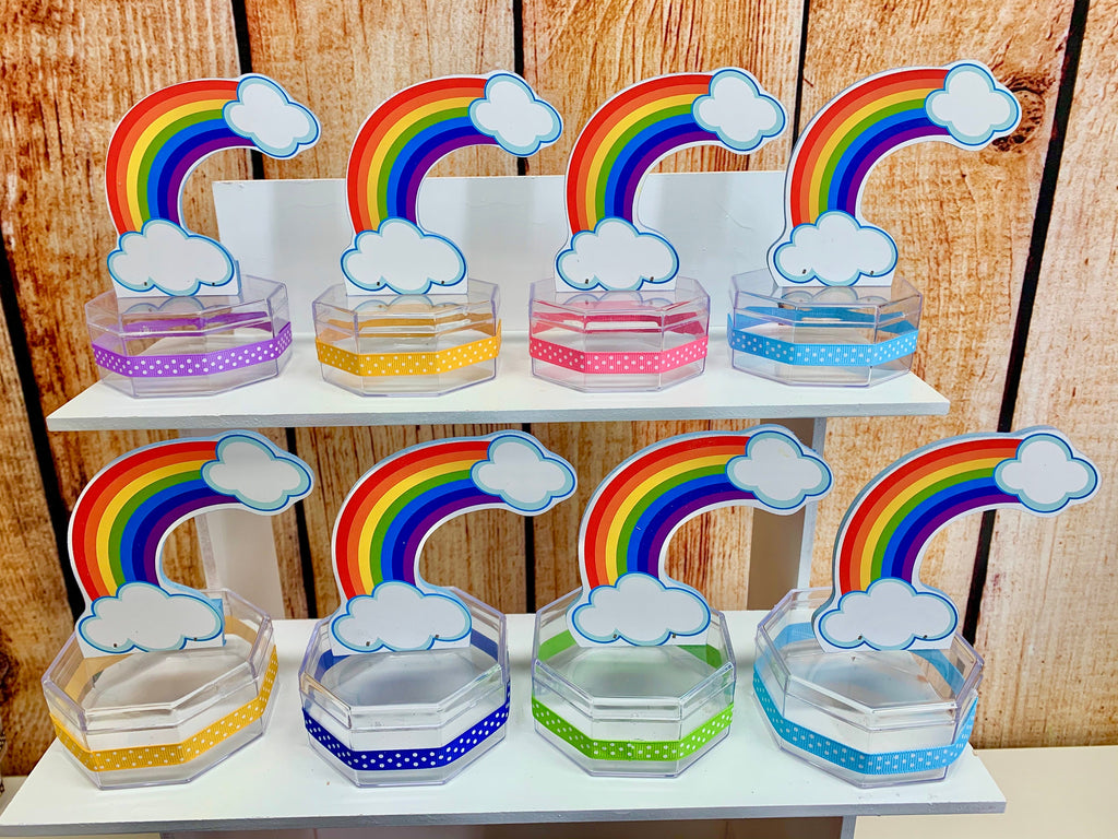 Rainbow Theme Birthday or Baby Shower Party Favor Decoration, Rainbow –  Rosie's Posh Parties