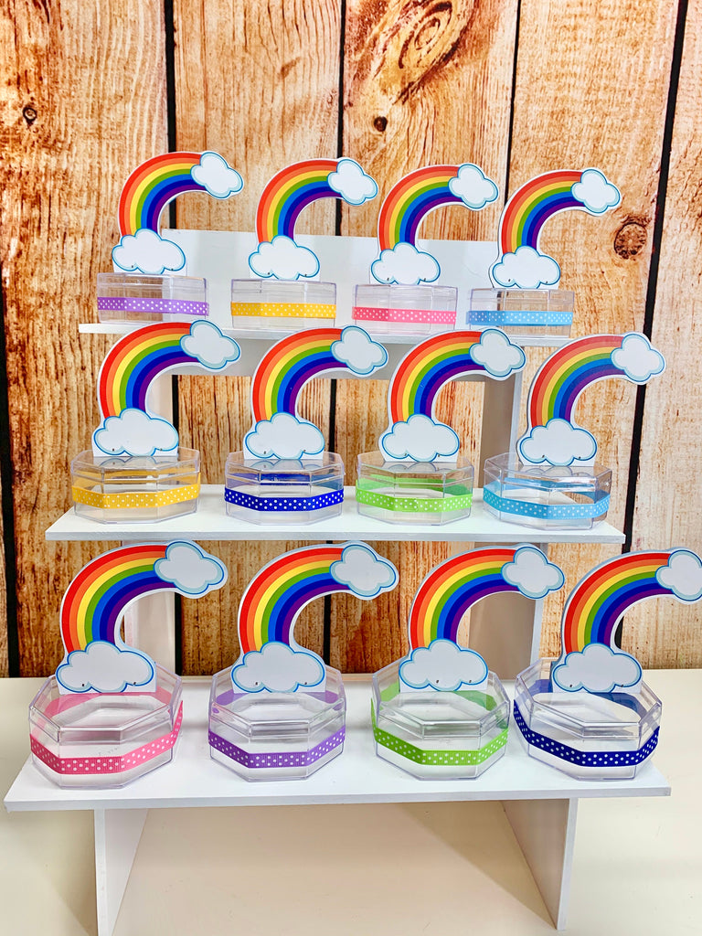 Rainbow Theme Birthday or Baby Shower Party Favor Decoration, Rainbow –  Rosie's Posh Parties