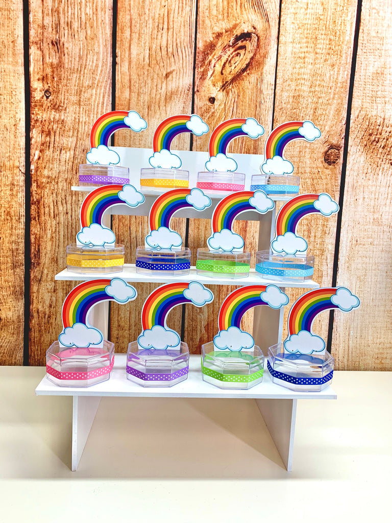 Rainbow Theme Birthday or Baby Shower Party Favor Decoration