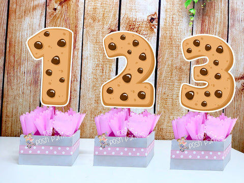 Cookies and Milk Birthday Theme | Cookies Birthday Party | Cookies Theme | Cookies Decoration | Cookie Party Centerpiece | Cookie Theme