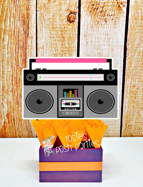 I love the 80s birthday bash party centerpieces 80s party decoration 80s birthday I love the 80s centerpiece party favors Decor INDIVIDUAL