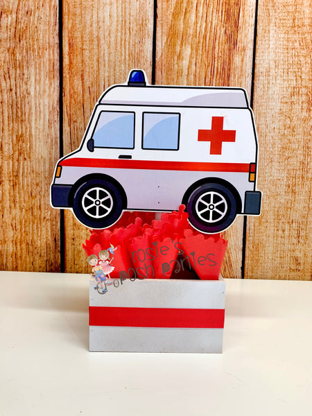 First Responder Birthday Theme | First Responder Party Decoration | Fire Truck Party | Police Birthday | Ambulance Decoration INDIVIDUAL