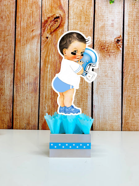 Football Baby Shower Theme | Football Party Theme | Sports Baby Shower Theme | Football Theme | Sports Party Centerpiece Theme SET OF 4