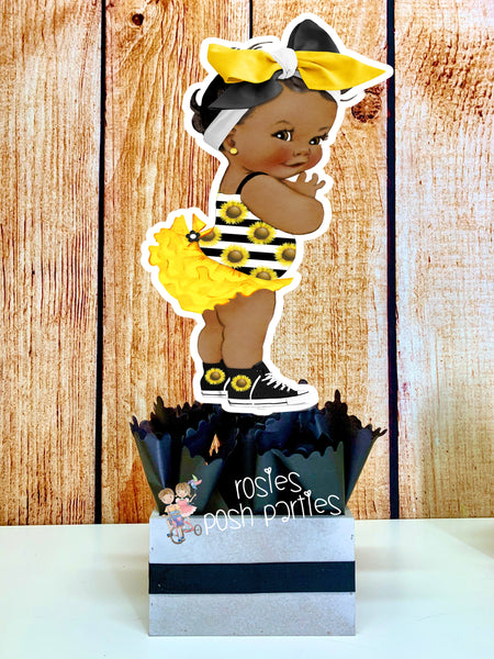 Sunflower Girl Birthday Theme | Sunflower Girl Baby Shower Theme | Sunflower Theme | Sunflower Centerpiece | Yellow Sunflower INDIVIDUAL