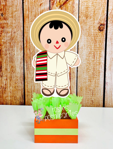 Mexican Rag Doll Theme | Mexican Rag Doll Party | Fiesta Mexicana Party | Guarecita Doll | Mexican Handmade Maria | Centerpieces INDIVIDUAL