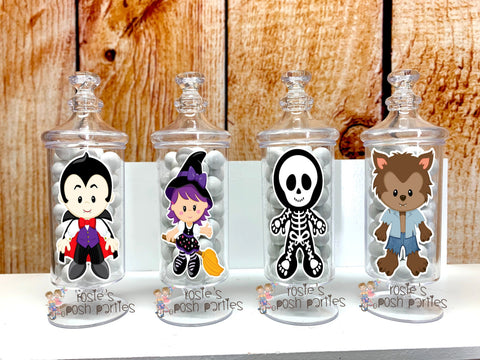 Halloween Birthday Party | HalloweenApothecary Favor Jar | Halloween Party Favors | Halloween Decoration | Trick or Treat Party | Apothecary