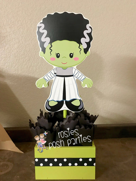 Halloween Costume Party Centerpieces Halloween Theme Birthday Decoration Halloween Witch Frankenstein Ghost Party Decor Monsters SET OF 6/7