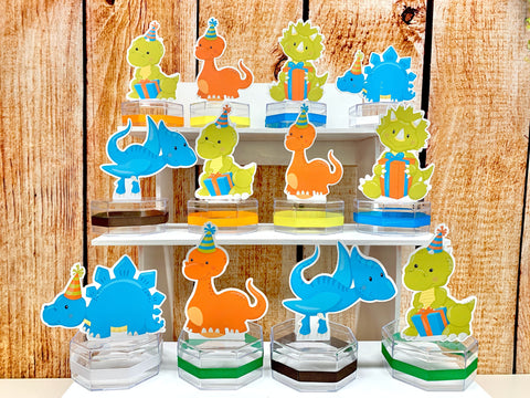 Dinosaur Birthday Theme | Dinosaur Party Candy Jar Favor | Dinosaur Theme | Candy Jar Favors | Dino Party | Dinosaur Birthday SET OF 12