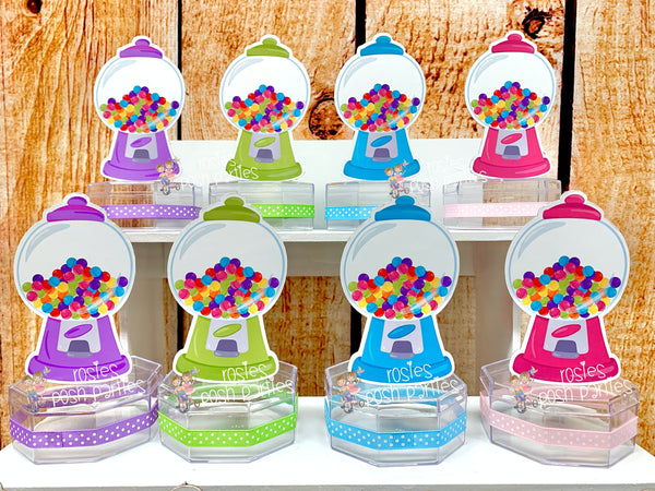 Sweet Candy Land Birthday Theme | Gumball Candy Jar Favors | Candy Land Favor Decoration | Sweet Candy Decoration Candy Land Theme SET OF 12