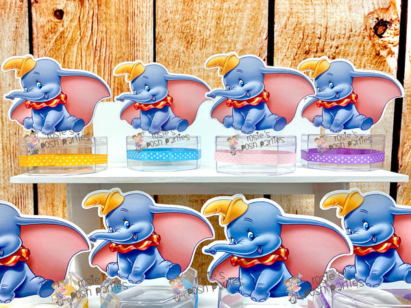 Dumbo Birthday Theme | Dumbo Baby Shower | Dumbo Party Favor | Dumbo Candy Jar Favor | Dumbo Candy Favor | Dumbo Baby Shower Theme SET OF 12