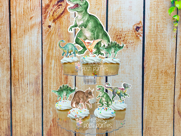 Dinosaur Birthday Theme | Dinosaur Party | Dinosaur Cupcake Stand | Cupcake Topper | Dino Theme | Dinosaur Decoration | Dinosaur Cupcake