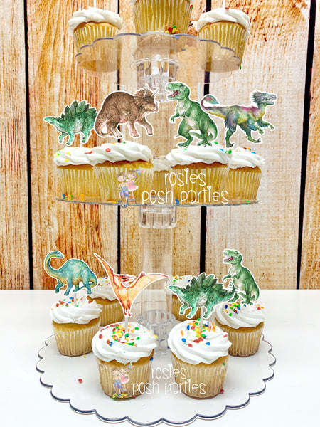 Dinosaur Birthday Theme | Dinosaur Party | Dinosaur Cupcake Stand | Cupcake Topper | Dino Theme | Dinosaur Decoration | Dinosaur Cupcake