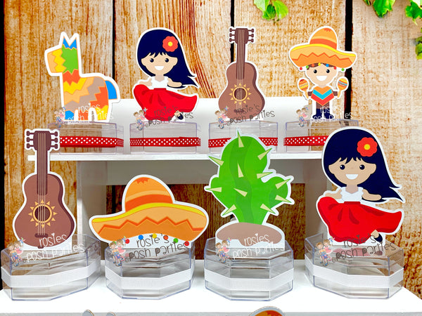 Mexican Fiesta Theme | Fiesta Mexicana Party | Mexican Theme Party Favors | Candy Jar Favors | Mexican Candy | Mexican Baby Shower SET OF 12