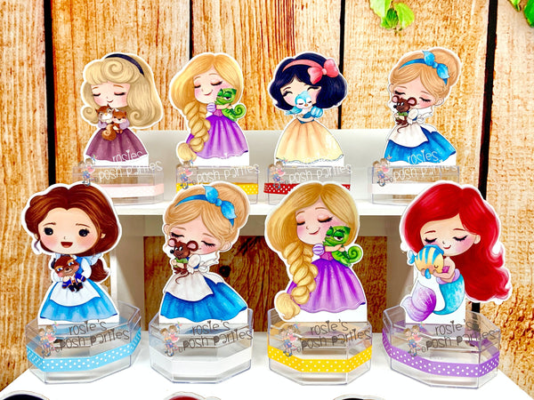 Little Princess Birthday Theme Favors | Candy Jar Favor | Princess Theme | Princess Party | Princess Baby Shower | Party Favor | SET OF 12
