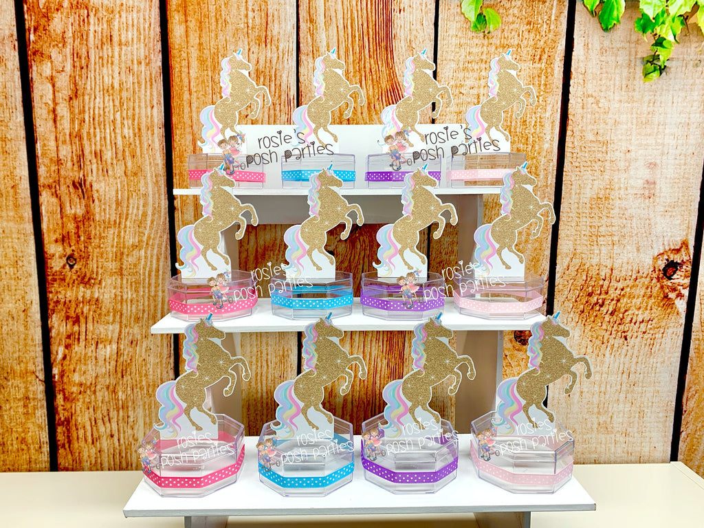 Unicorn Theme Favors, Unicorn Baby Shower Candy Jar Favors