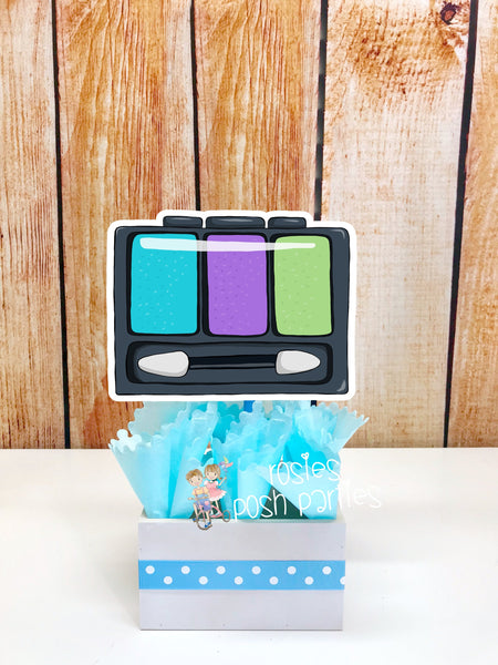 Makeup Theme | Makeup Birthday Party | Spa Theme Party | Girls Night Theme | Makeup Party Centerpiece Decoration | Makeup Bash INDIVIDUAL