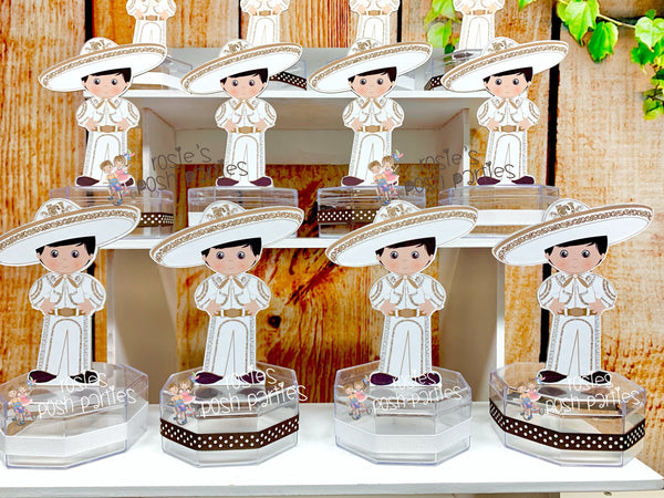 Charro Communion | Charro First Birthday | Charro Theme | Mariachi Theme Birthday Candy Jar Favor | Charro Favor | Communion Theme SET OF 12