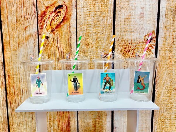 Loteria Theme | Loteria Birthday Party Decoration | Mexican Bingo Night | Loteria Fiesta Party Cup Favors | Loteria Favors Theme VARIETY