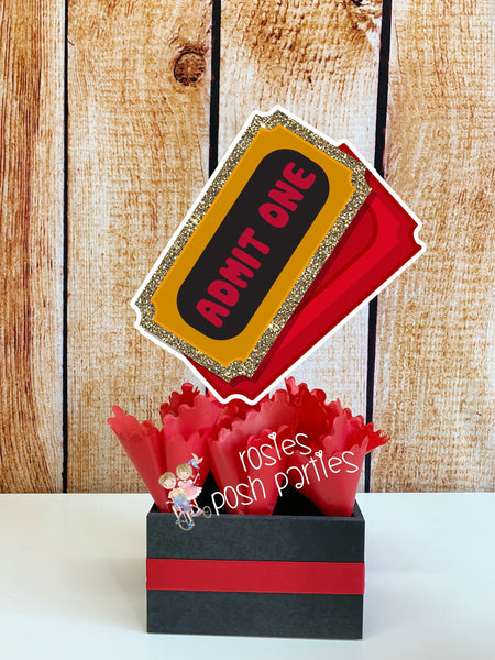 Carnival Circus Birthday Centerpieces Circus Carnival Baby Shower Guests Circus Carnival Party Decor birthday or Baby Shower SET OF 6