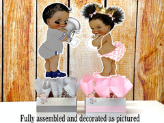 Touchdown or Tutu Gender Reveal | African American Gender Reveal | Football or Tutu Baby Shower Theme | Its a Boy | Its a Girl INDIVIDUAL
