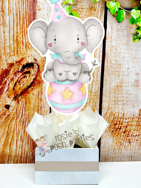 Pink Circus Carnival Baby Shower Theme | Pink Circus Birthday Centerpiece | Baby Shower Decoration | Pink Circus Carnival Theme SET OF 6