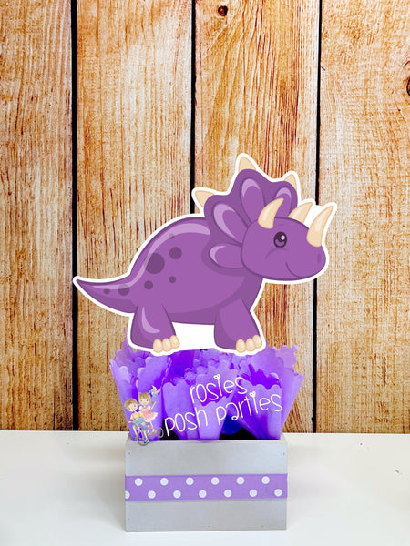 Pink Dinosaur Theme | Girl Dinosaur Birthday | Dinosaur Centerpiece Decoration | Pink Girly Dinosaur Birthday Decoration | Dino INDIVIDUAL