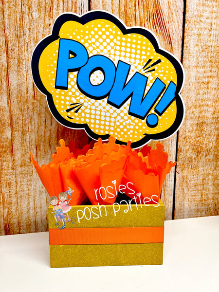 Superhero Theme | Superheroes Birthday Theme | Hero Theme | Superheroes Baby Shower Centerpiece Decoration | Superhero Bubbles INDIVIDUAL