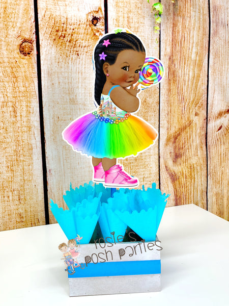 African American Lollipop Theme | Lollipop Candy Land Birthday Party Centerpiece Decoration | Lollipop Theme | Candyland Theme INDIVIDUAL