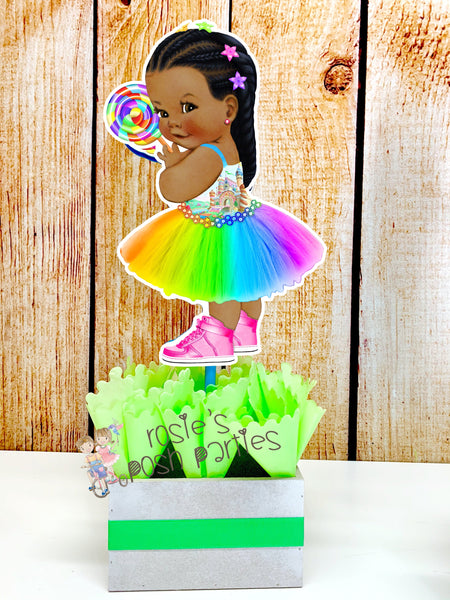 African American Lollipop Theme | Lollipop Candy Land Birthday Party Centerpiece Decoration | Lollipop Theme | Candyland Theme INDIVIDUAL